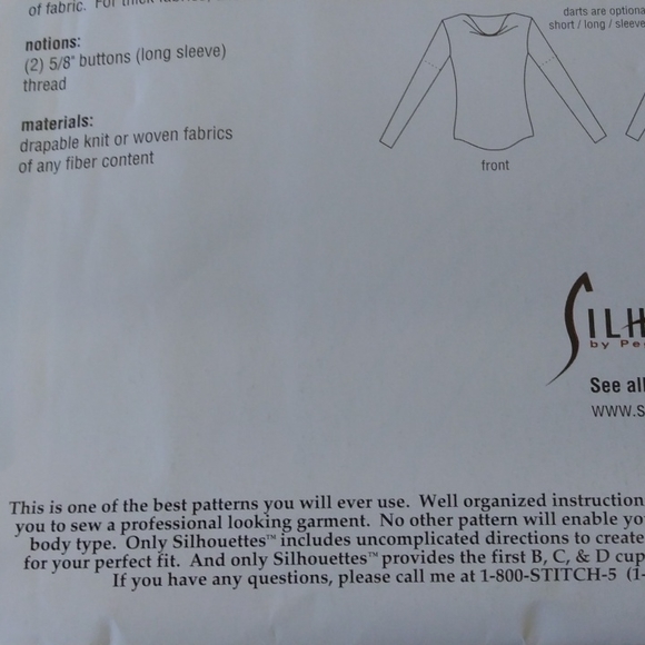 Silhouette Patterns Blouse - Picture 12 of 13